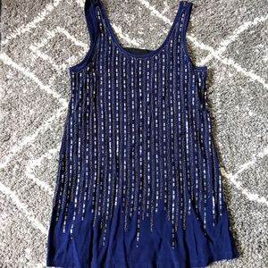 🔥3/$30🔥Beaded relaxed fit dress sz:S